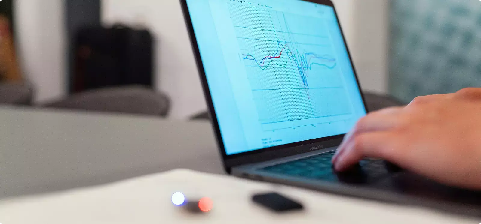 Fundo visual com linhas vetoriais